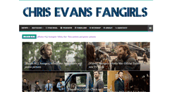 Desktop Screenshot of chrisevansfangirls.com
